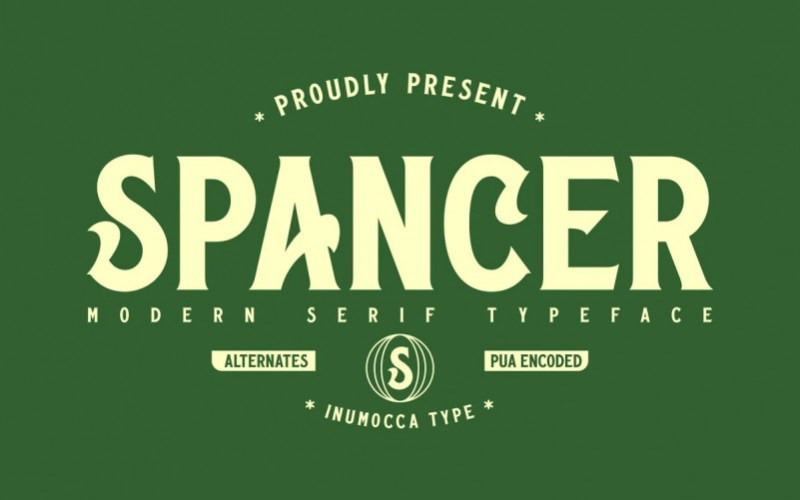 Spancer Display Font