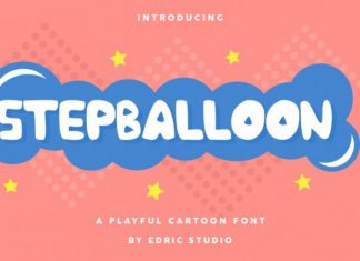 Stepballoon Display Font