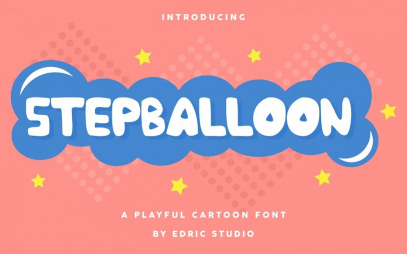 Stepballoon Display Font