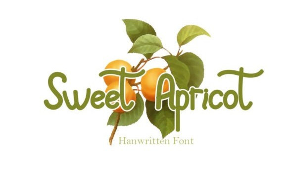 Sweet Apricot Handwritten Font