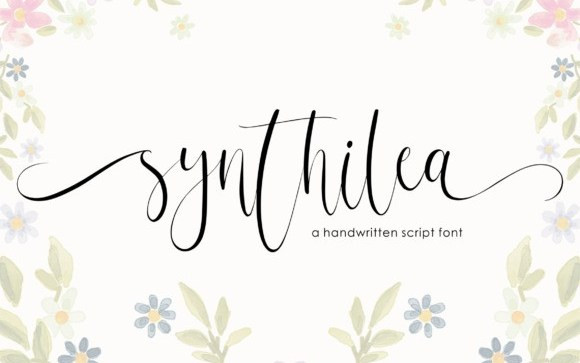 Synthilea Calligraphy Font