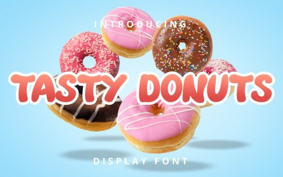 Tasty Donuts Display Font