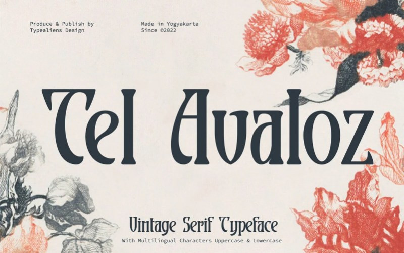 Tel Avaloz Serif Font