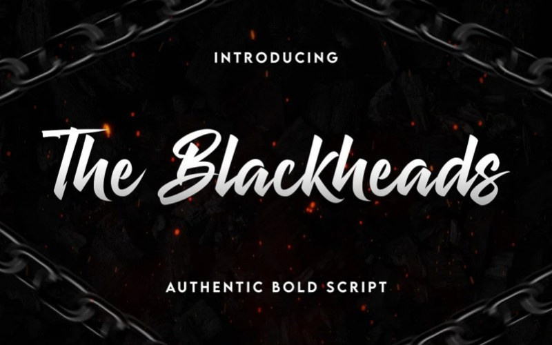 The Blackheads Script Font