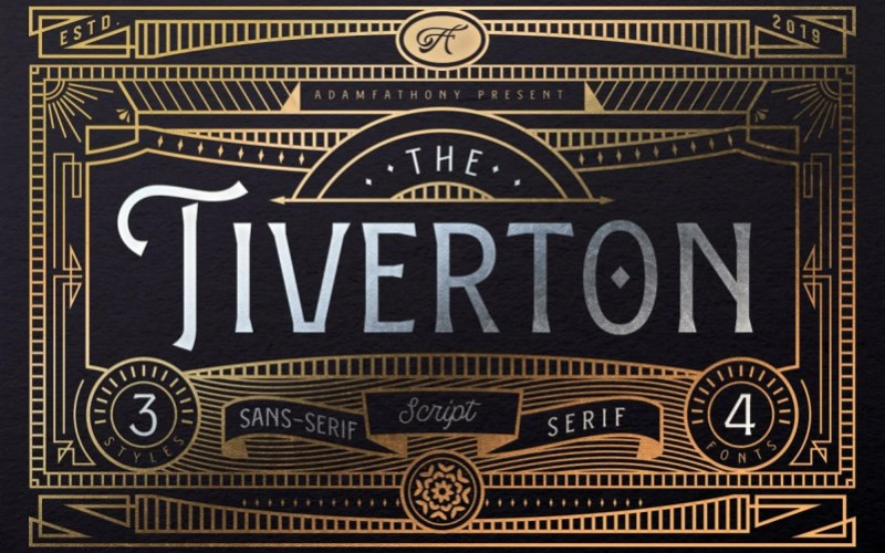 Tiverton Display Font