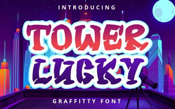 Tower Lucky Display Font