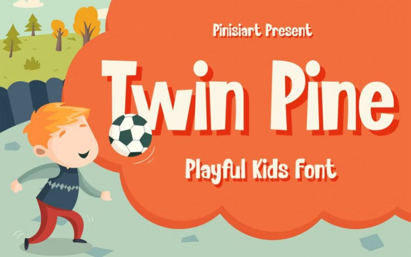 Twin Pine Display Font