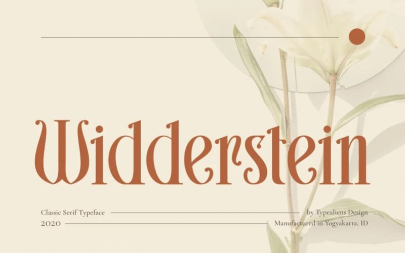 Widderstein Serif Font