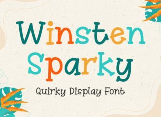 Winsten Sparky Display Font