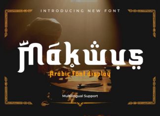 Makwus Display Font