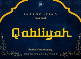 Qobliyah Display Font