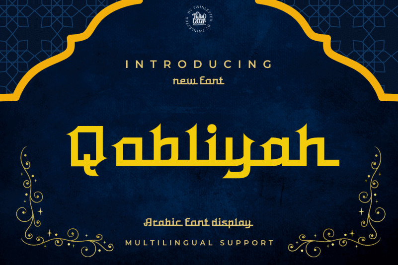 Qobliyah Display Font