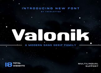 Valonik Sans Serif Font