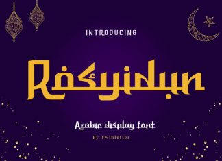 Rosyidun Display Font