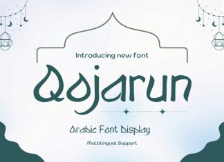 Qojarun Display Font