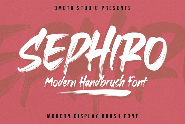 Sephiro Brush Font