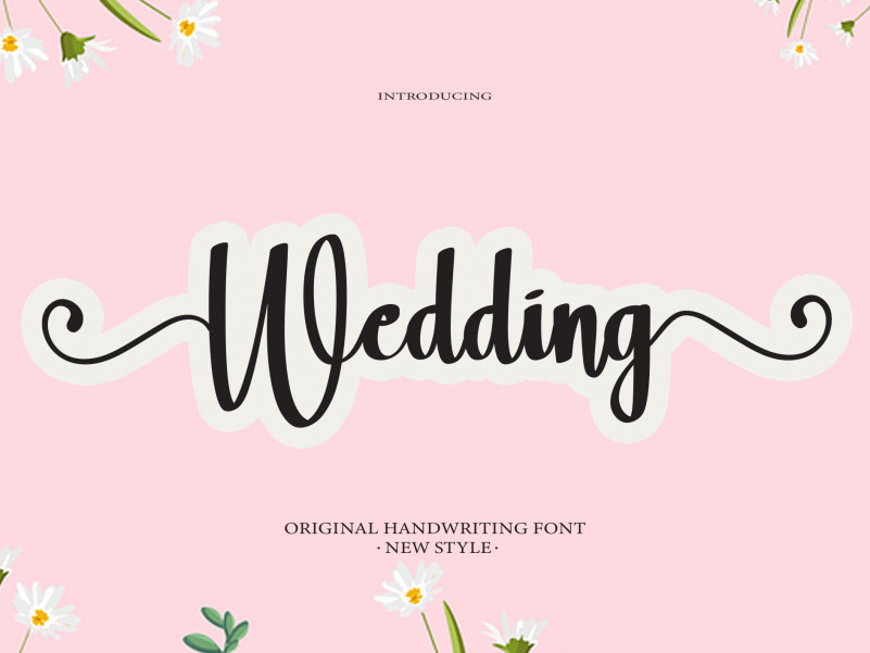 Wedding Calligraphy Font