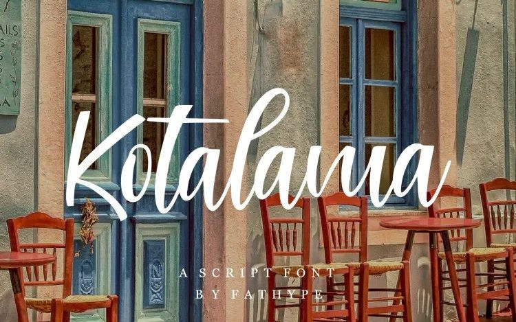 Kotalama Script Font