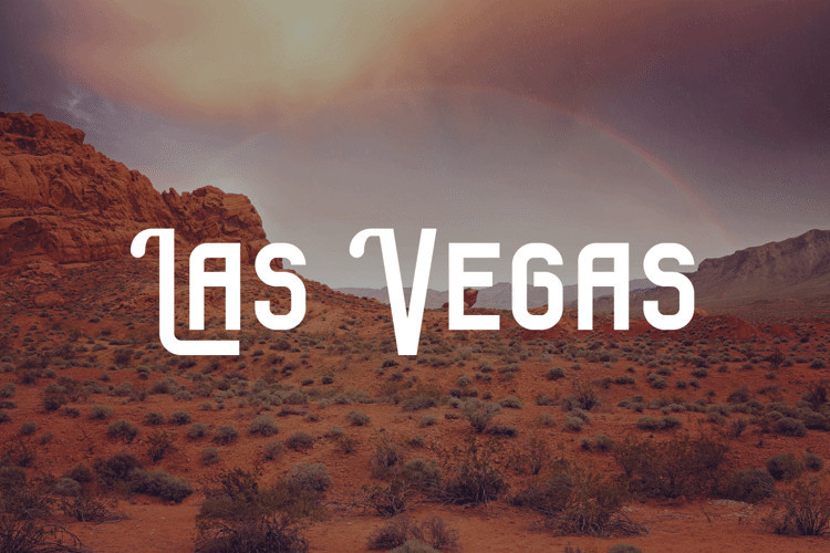 Las Vegas Sans Serif Font