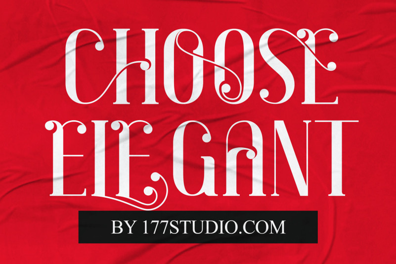 Choose Elegant Serif Font