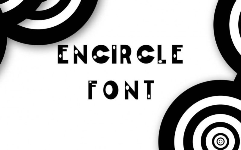 Encircle Display Font
