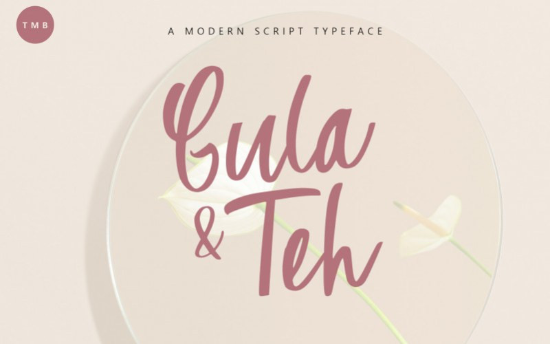 Gula & Teh Handwritten Font