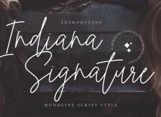 Indiana Signature Handwritten  Font