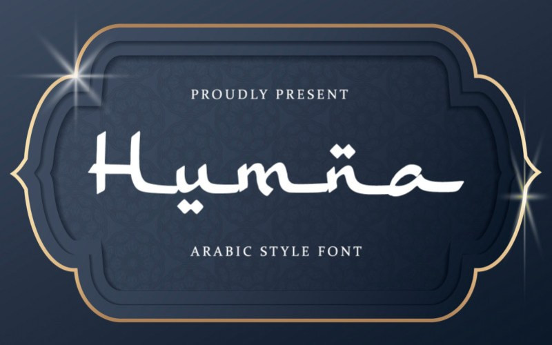 Humna Script Font