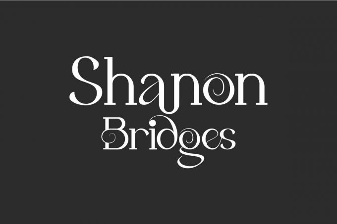 Shanon Bridges Serif Font