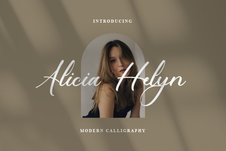 Alicia Helyn Script Font