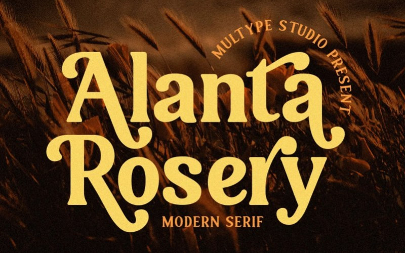 Alanta Rosery Serif Font