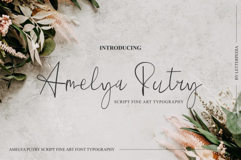 Amelya Putri Handwritten Font