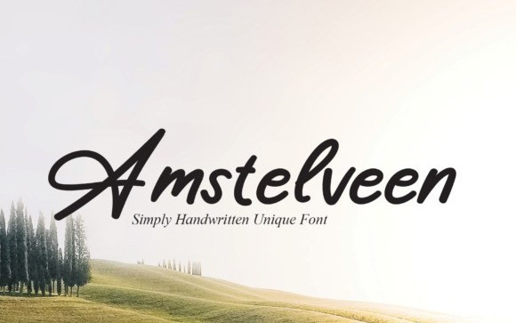 Amstelveen Handwritten Font