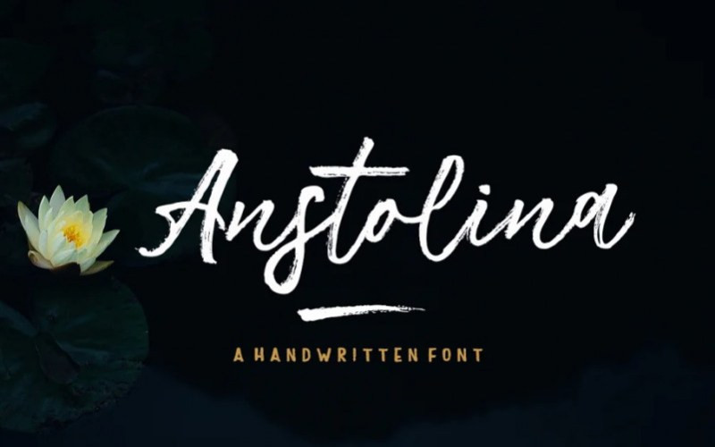 Anstolina Brush Font