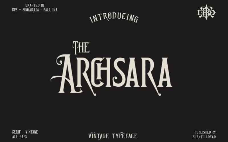 Archsera Display Font
