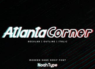 Atlanta Corner Sans Serif Font