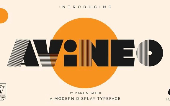 Avineo Display Font