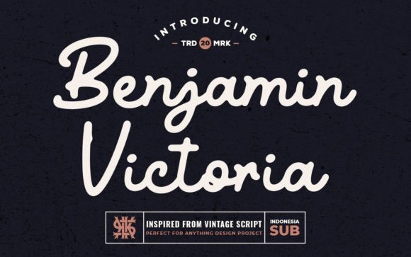 Benjamin Victoria Handwritten Font