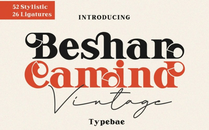 Beshan Camind Font Duo