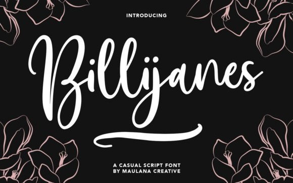 Billijanes Script Font