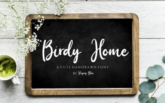 Birdy Home Script Font