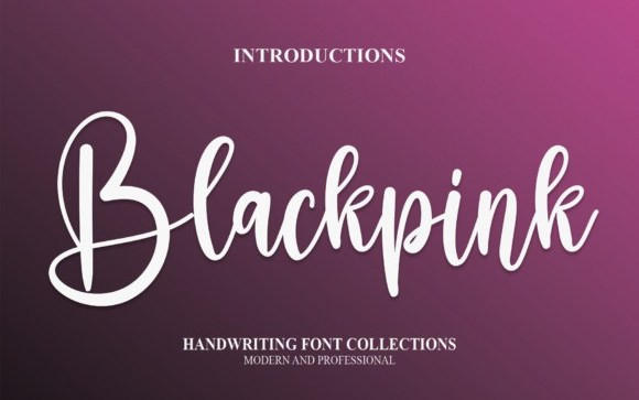 Blackpink Script Font