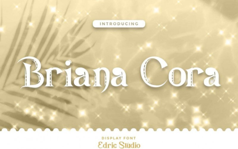 Briana Cora Display Font