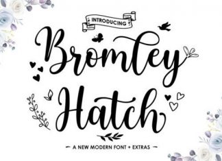 Bromley Hatch Script Font