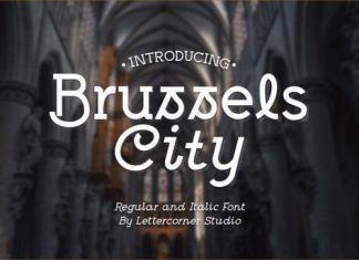 Brussels City Slab Serif Font