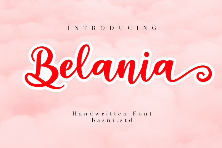 Belania Calligraphy Font