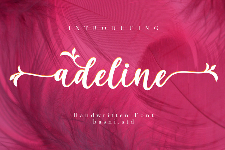 Adeline Calligraphy Typeface