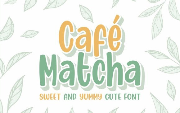 Cafe Matcha Display Font