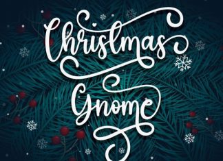 Christmas Gnome Calligraphy Font