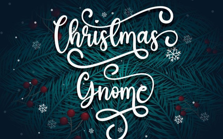 Christmas Gnome Calligraphy Font